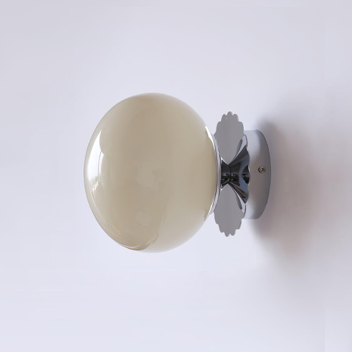 LjusHarmoni Vägglampa – Elegant Vägglampa i Glas och Metall för Mjuk Belysning