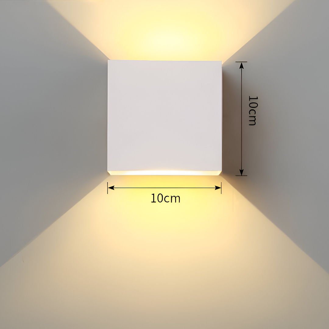 LumiNord Vägglampa – LED Väggbelysning i Skandinavisk Design med Justerbart Ljus