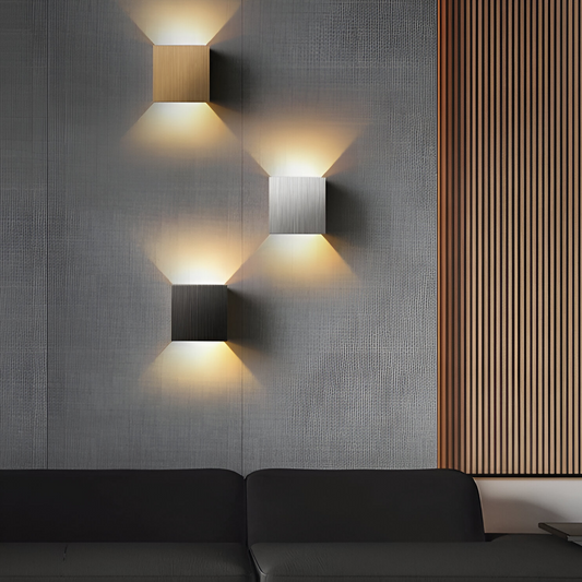 LumiNord Vägglampa – LED Väggbelysning i Skandinavisk Design med Justerbart Ljus